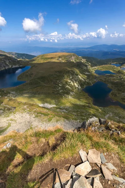 De sju Rilasjöarna, Rilaberget, Bulgarien — Stockfoto