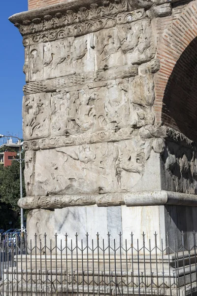 Arco romano antigo de Galério em Tessalônica, Grécia — Fotografia de Stock