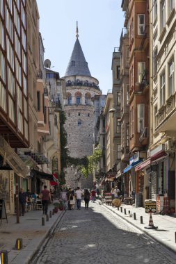 İstanbul 'un merkezinde Antik Galata Kulesi