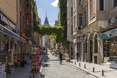 İstanbul 'un merkezinde Antik Galata Kulesi