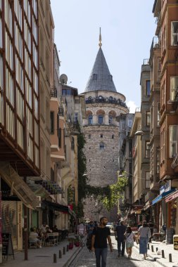 İstanbul 'un merkezinde Antik Galata Kulesi