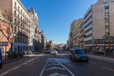 Madrid 'deki Alcala caddesinde bina