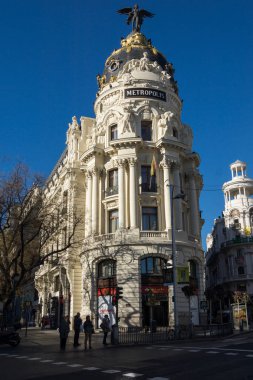 Madrid 'deki Metropolis Binası, İspanya