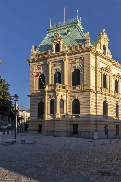 Building and Street at the center of city of Belgrade, Serbia — ストック写真