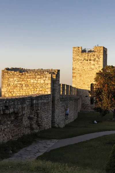 Panoramatický výhled na bělehradskou pevnost, Srbsko — Stock fotografie