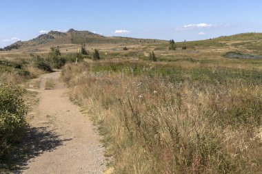 Bulgaristan 'ın Vitosha Dağı' nın sonbahar manzarası