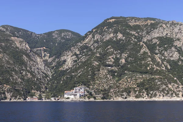 希腊Chalkidiki的Athos山景观 — 图库照片