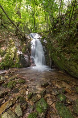 Kuzey Makedonya 'daki Belasica Dağı' nda Gabrovo şelalesi