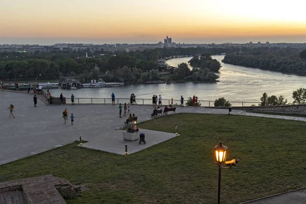 Fortaleza de Belgrado e Parque Kalemegdan, Sérvia — Fotografia de Stock