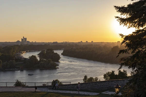 Belgrads fästning och Kalemegdanparken, Serbien — Stockfoto