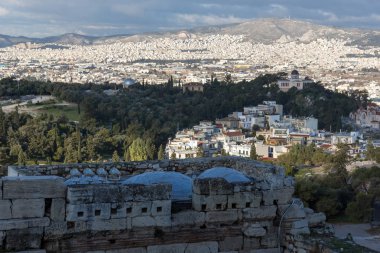 Anıtsal ağ geçidi Propylaea Acropolis Atina, Yunanistan