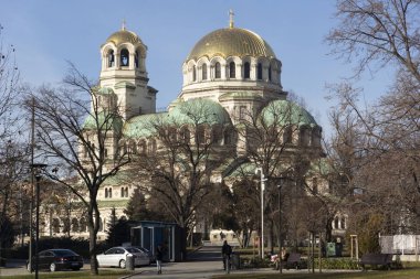 Bulgaristan 'ın Sofya kentindeki Katedral Aziz Alexander Nevski