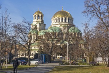 Bulgaristan 'ın Sofya kentindeki Katedral Aziz Alexander Nevski
