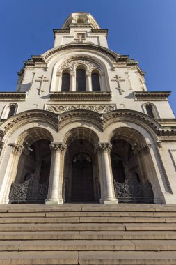 Bulgaristan 'ın Sofya kentindeki Katedral Aziz Alexander Nevski