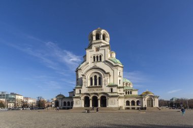 Bulgaristan 'ın Sofya kentindeki Katedral Aziz Alexander Nevski