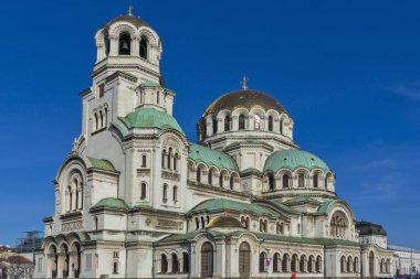 Bulgaristan 'ın Sofya kentindeki Katedral Aziz Alexander Nevski