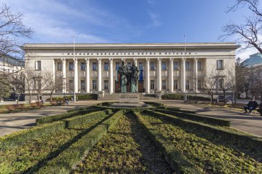 Bulgaristan 'ın Sofya kentindeki St. Cyril ve Methodius Ulusal Kütüphanesi