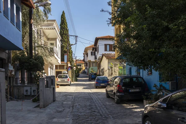 Ано Поли (Верхний город) в городе Салоники, Греция — стоковое фото