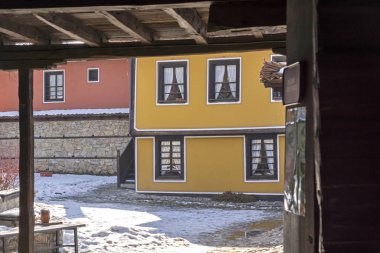 Tarihteki Koprivshtitsa, Bulga 'daki sokak ve eski evler