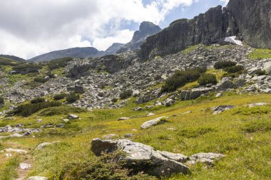 Prekorech sirkinin manzarası, Rila Dağı, Bulgaristan