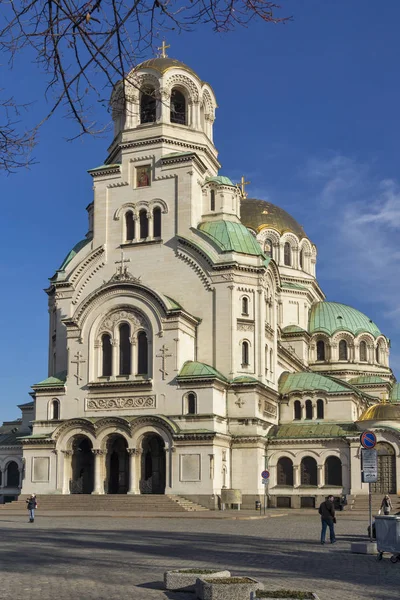 Cathedral Church Saint Alexander Nevski in Sofia, Bulgaria — Stock Photo, Image