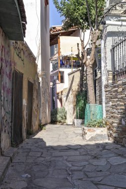 Yunanistan 'ın Selanik kentindeki Ano Poli (Yukarı Kent)