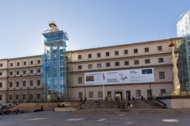 Reina Sofia National Art Museum in city of Madrid, Spain