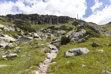 Prekorech sirkinin manzarası, Rila Dağı, Bulgaristan