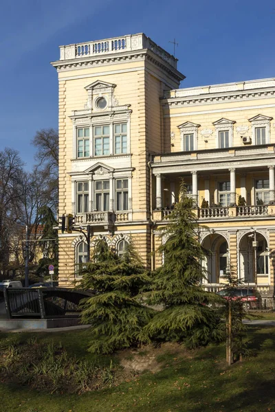 Vojenský klub v centru města Sofie, Bulharsko — Stock fotografie