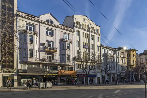 Edificio en Boulevard Vitosha en la ciudad de Sofía, Bulgaria —  Fotos de Stock
