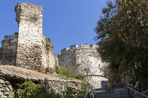 Antike Befestigungsanlage in der Stadt Thessaloniki, Griechenland — Stockfoto