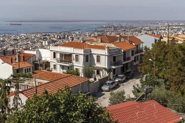 Panoramablick Stadt Thessaloniki, Griechenland — Stockfoto