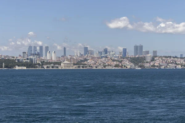 Istanbul Turchia Luglio 2019 Vista Panoramica Dal Bosforo Alla Città — Foto Stock