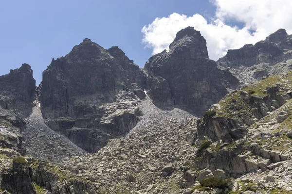 Paysage Incroyable Lac Effrayant Lac Strashnoto Montagne Rila Bulgarie — Photo