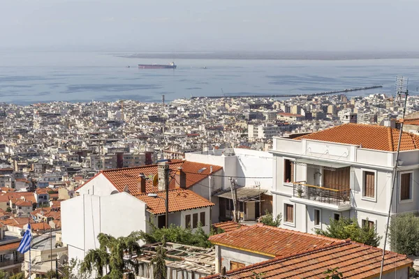 Thessaloniki Griechenland September 2019 Panorama View Stadt Thessaloniki Zentralmakedonien Griechenland — Stockfoto