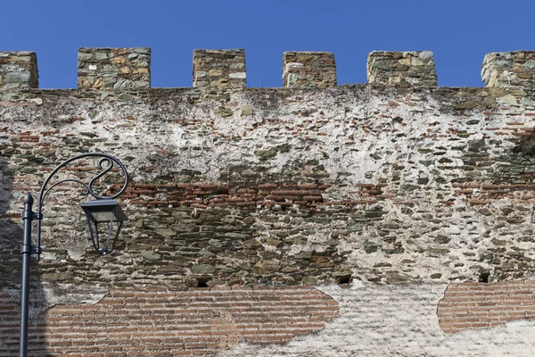 Thessaloniki Greece September 2019 Ruins Ancient Walls Fortification City Thessaloniki — Stockfoto