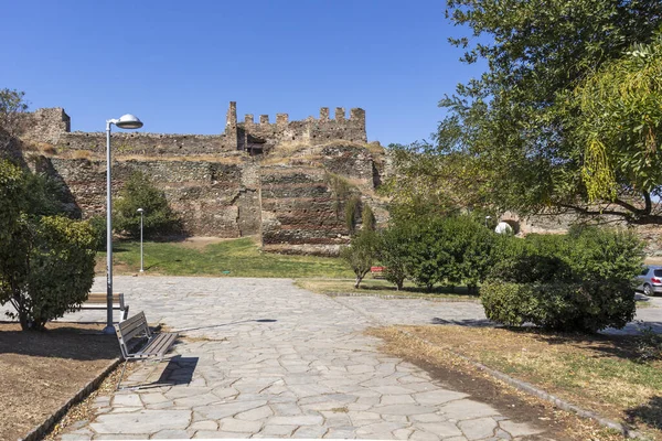 Thessaloniki Greece September 2019 Ruins Ancient Walls Fortification City Thessaloniki — Stockfoto