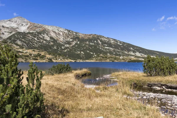 Paisaje Otoñal Del Lago Popovo Montaña Pirin Bulgaria —  Fotos de Stock