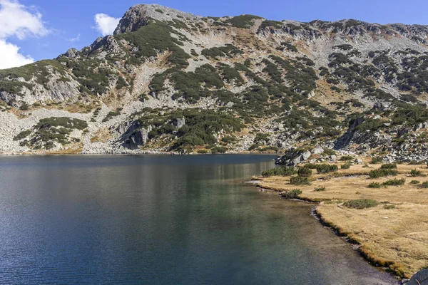 Paisaje Otoñal Del Lago Popovo Montaña Pirin Bulgaria —  Fotos de Stock