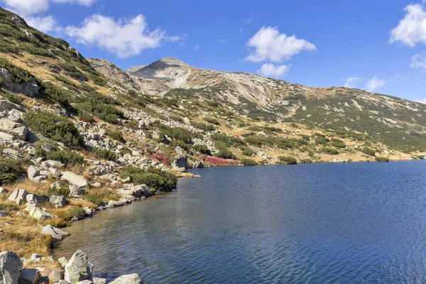 Autumn Landscape Popovo Lake Pirin Mountain Bulgaria — Stok Foto