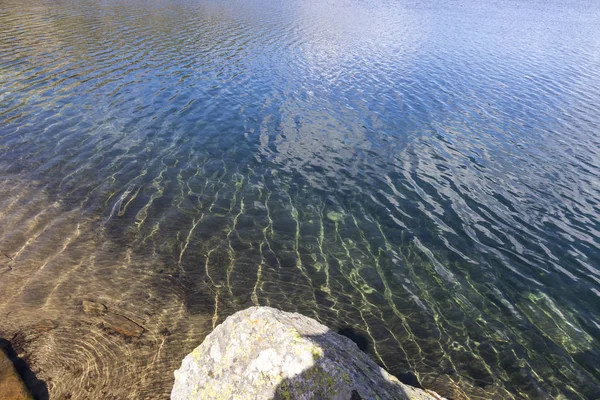 Paisaje Otoñal Del Lago Popovo Montaña Pirin Bulgaria — Foto de Stock