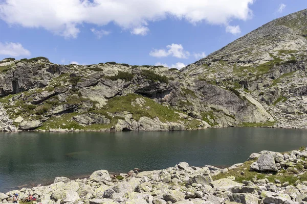 Paisaje Del Lago Scary Lago Strashnoto Montaña Rila Bulgaria —  Fotos de Stock