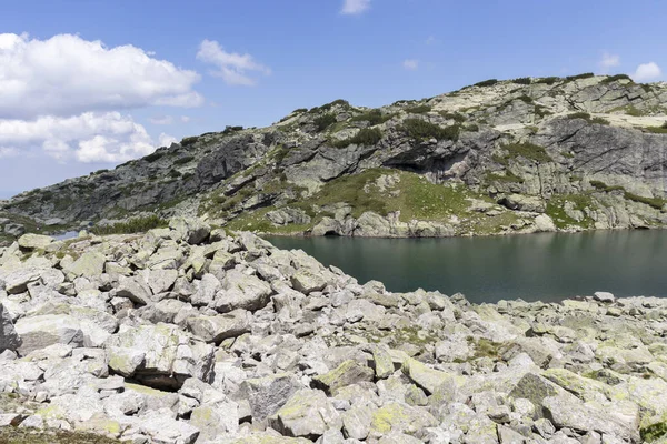 Paesaggio Del Lago Spaventoso Strashnoto Lago Montagna Rila Bulgaria — Foto Stock