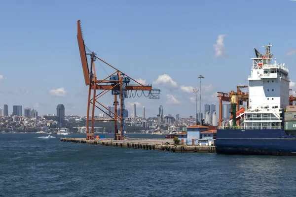 Istanbul Turquia Julho 2019 Vista Panorâmica Mar Mármara Para Parte — Fotografia de Stock