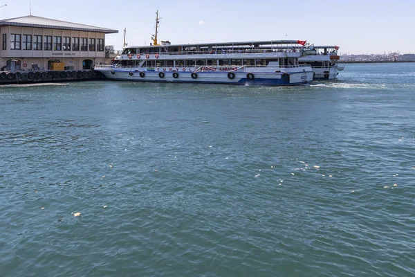 Istanbul Turquia Julho 2019 Vista Panorâmica Mar Mármara Para Parte — Fotografia de Stock