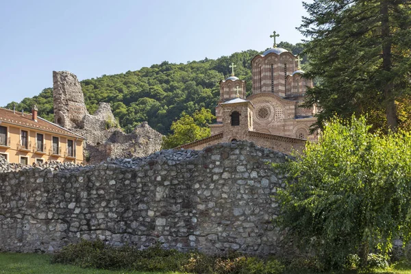 Monastero Medievale Ravanica Ascensione Gesù Sumadija Serbia Occidentale — Foto Stock