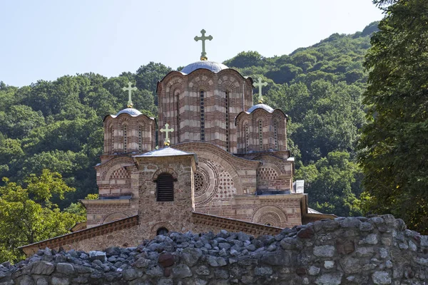 Sumadija Batı Sırbistan Yükselişi Ortaçağ Ravanica Manastırı — Stok fotoğraf