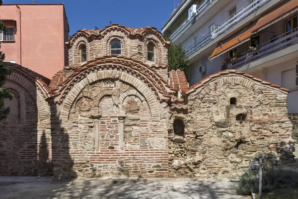 Thessaloniki Grécia Setembro 2019 Antigos Banhos Bizantinos Ano Poli Cidade — Fotografia de Stock