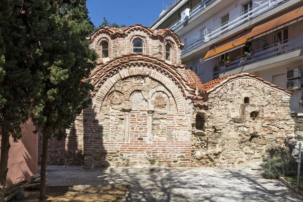 Thessaloniki Grécia Setembro 2019 Antigos Banhos Bizantinos Ano Poli Cidade — Fotografia de Stock