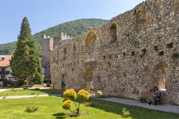 Despotovac Serbia August 2019 Medieval Wall Buildings Manasija Monastery Sumadija — Stockfoto